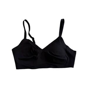 Aerie Smoothez Black Full Coverage Bra with Adjustable Straps